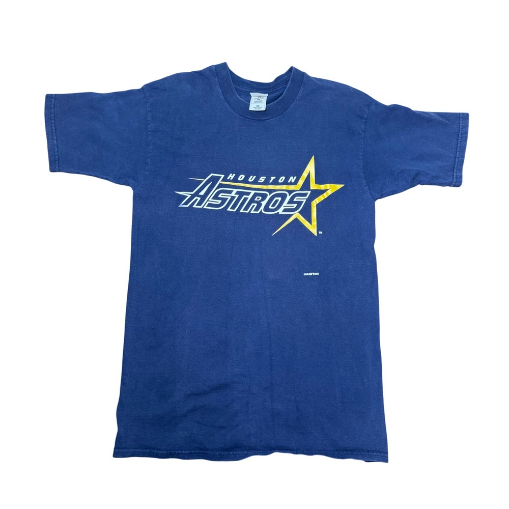 Vintage 1995 Houston Astros MLB Tshirt Unisex Size Large Navy